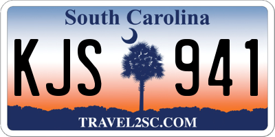 SC license plate KJS941