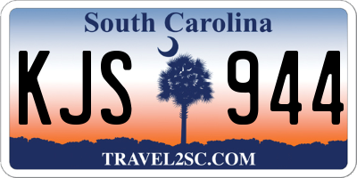 SC license plate KJS944