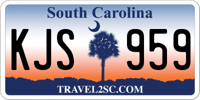 SC license plate KJS959