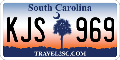 SC license plate KJS969