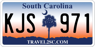 SC license plate KJS971