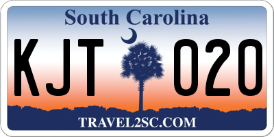 SC license plate KJT020
