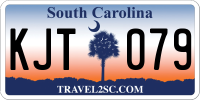 SC license plate KJT079