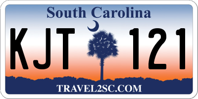 SC license plate KJT121