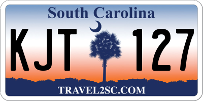 SC license plate KJT127