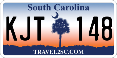 SC license plate KJT148
