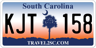 SC license plate KJT158