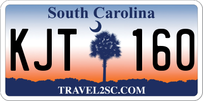 SC license plate KJT160