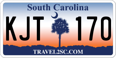 SC license plate KJT170