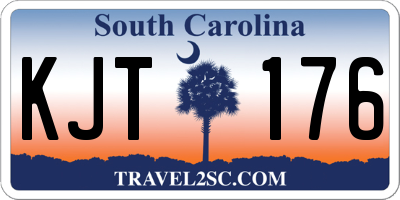 SC license plate KJT176