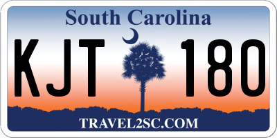 SC license plate KJT180