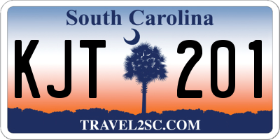 SC license plate KJT201