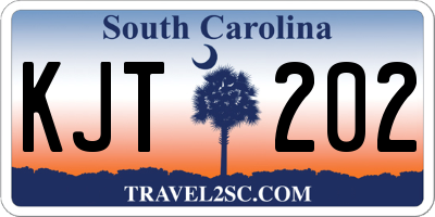 SC license plate KJT202