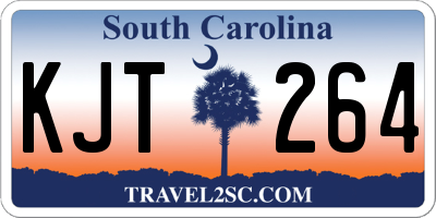 SC license plate KJT264