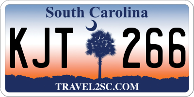 SC license plate KJT266