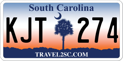SC license plate KJT274