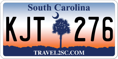 SC license plate KJT276