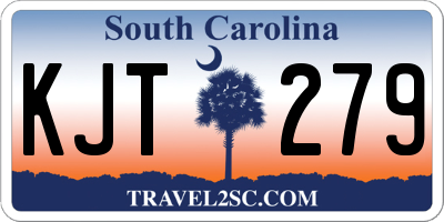 SC license plate KJT279