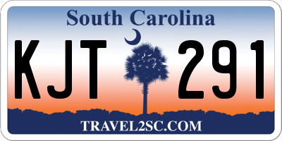 SC license plate KJT291