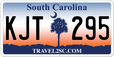 SC license plate KJT295