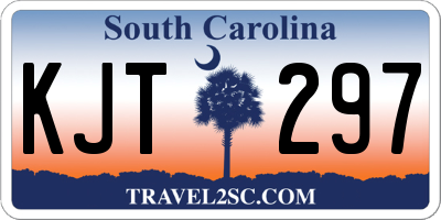 SC license plate KJT297