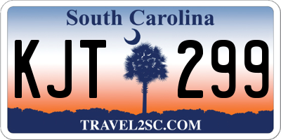 SC license plate KJT299