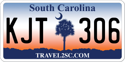 SC license plate KJT306