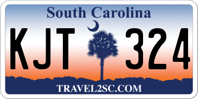 SC license plate KJT324