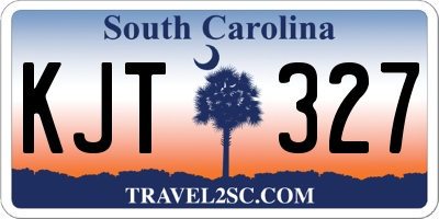 SC license plate KJT327