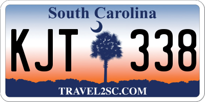 SC license plate KJT338