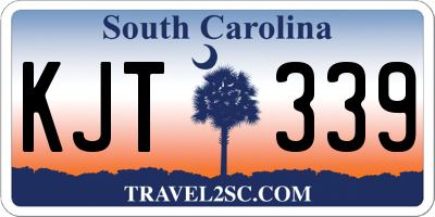 SC license plate KJT339