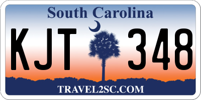 SC license plate KJT348