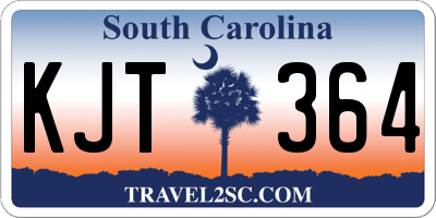 SC license plate KJT364