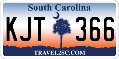 SC license plate KJT366