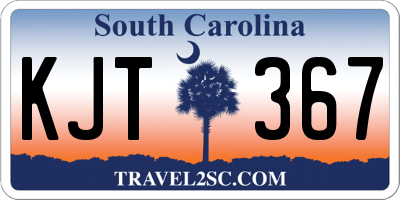 SC license plate KJT367