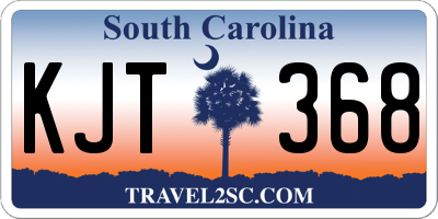 SC license plate KJT368
