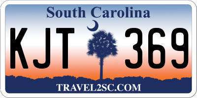 SC license plate KJT369