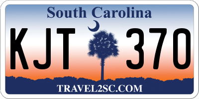 SC license plate KJT370