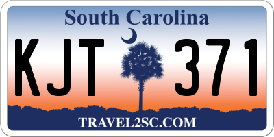 SC license plate KJT371
