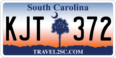 SC license plate KJT372