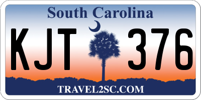 SC license plate KJT376