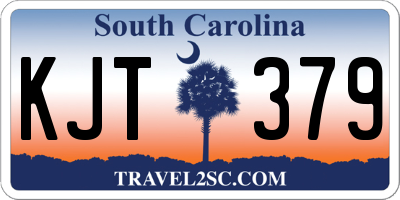 SC license plate KJT379