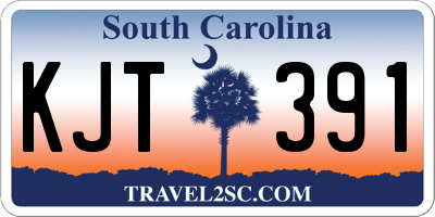 SC license plate KJT391