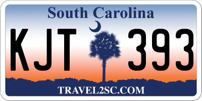 SC license plate KJT393