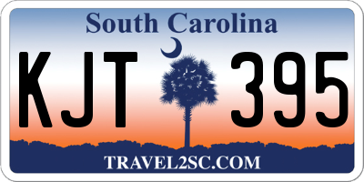 SC license plate KJT395