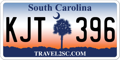 SC license plate KJT396