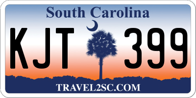 SC license plate KJT399