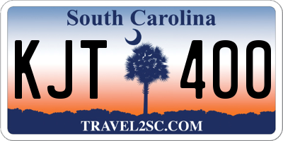 SC license plate KJT400