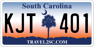 SC license plate KJT401