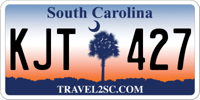 SC license plate KJT427